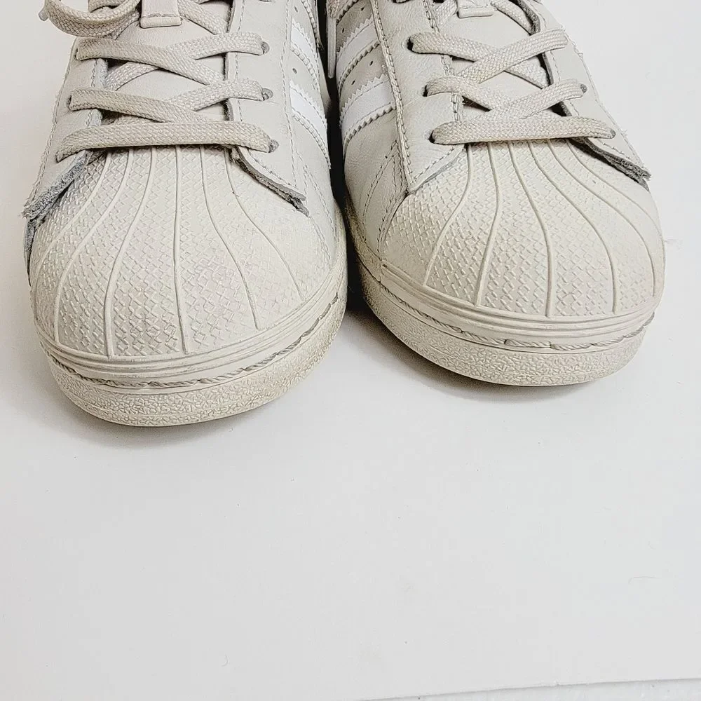 Adidas Classic Superstar Legacy Gold Trefoil Sneakers Unisex Womens 7.5 Mens 6.5